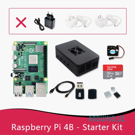 Комплект набор для Raspberry Pi4 Starter Kit 
