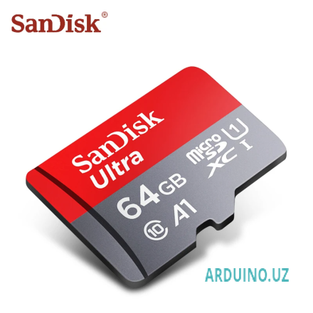 Карта памяти  флешка SanDisk MicroSDXC 64GB Ultra UHS-I 140Mb/s