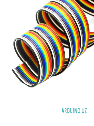 1 метр 20P 1,27 мм цветной плоский ленточный кабель DuPont